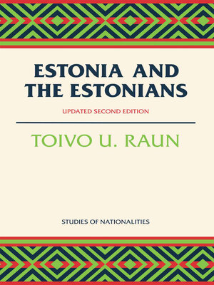 cover image of Estonia and the Estonians